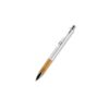 Metalen pen met houten grip