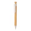 Bamboe pen met tarwestro clip