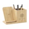 Bamboo Boss draadloze oplader met penhouder
