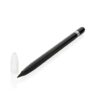 Aluminium inktloze pen met gum