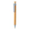 Bamboe pen met tarwestro clip