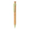 Bamboe pen met tarwestro clip