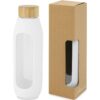 Tidian fles in borosilicaatglas met siliconen grip 60 cl