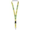 Lanyard met 1 zijde sublimatie incl. haak en buckle