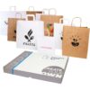 Samplekit met tassen van kraftpapier