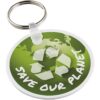 Cirkelvormige gerecyclede sleutelhanger