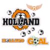 Raamsticker voetbal