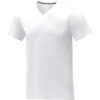 Samoto Heren T-shirt met V-hals en korte mouwen