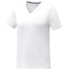 Samoto Dames T-shirt met V-hals en korte mouwen