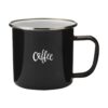 Retro Silver Emaille 35 cl. Mug mok