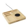 Walter Bamboo Single Dock 15W organizer en oplader