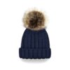 Infant/Junior Fur Pom Pom Chunky Beanie