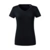 Ladies` Pure Organic V-Neck Tee