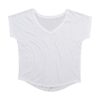 Women`s Loose Fit V Neck T