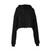 Women`s Cropped Fleece Hoodie