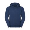 Men`s Authentic Melange Zipped Hood Sweat