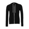 Unisex Poly-Cotton Full Zip Hoodie