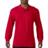 Premium Cotton Adult Double Piqué Polo LS