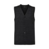 Men`s V-Neck Sleeveless Knitted Cardigan