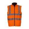 Fluo Fleece Reversible Bodywarmer