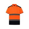Fluo 2-tone polo