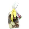 Zakje met bonbon paaseitjes