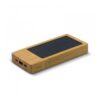 Powerbank bamboe met zonnecellen 8.000mAh