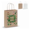 Papieren kraft tas 90g/m² 22x18x8cm