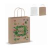 Papieren kraft tas 90g/m² 31x22x10cm