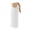 Waterfles recycled aluminium met bamboe dop 600ml