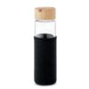 TINAROO Glazen fles bamboe dop 60 cl.