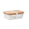 CANOA Glazen lunchbox kurken deksel