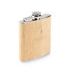 HOPHOP Platte bamboe heupfles 175ml