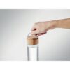 KORA Glazen fles 500ml  bamboe dop