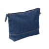 VIBE POUCH Gerecycled denim toilettasje