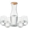 TAMARA Drankenset gerecycled glas