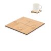LEPPY Set van 4 puzzel onderzetters