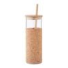 MOLLUNGE Glazen beker kurk hoes 45 cl.