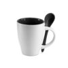 DUAL Mok met bijpassende lepel 25 cl.