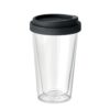 BIELO TUMBLER  35 cl. Dubbelwandig glas met deksel