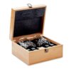 INVERNESS Luxe whiskey set (30 cl.) in bamboe box