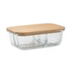 TUNDRA LUNCHBOX Glazen lunchbox bamboe deksel