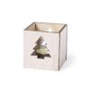 Vanille geurkaars in houten box