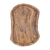 Olijfhouten serveerplank 30-35 x 15 cm