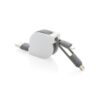3-in-1 kabel met rolmechanisme