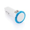 Duo auto USB oplader rond