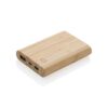 FSC® bamboe 5.000 mAh powerbank