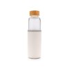 Glazen fles met PU sleeve 55 cl.
