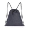 Impact AWARE™ recycled denim drawstring rugzak