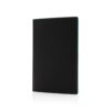 Softcover PU notitieboek 32 vel met gekleurde accent rand